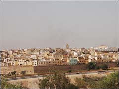 خطر مياه الأمطار يهدد المدينة العتيقة بمكناس المدينة القديمة لمكناس (خاص)