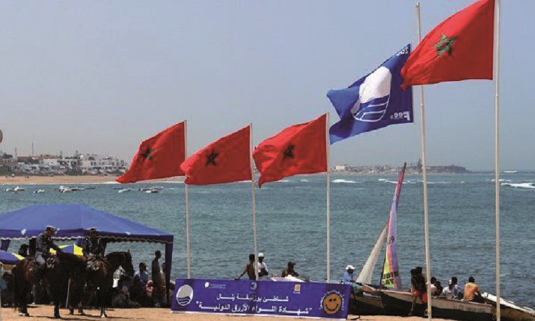 رفع "اللواء الأزرق" بشاطئ بوزنيقة للسنة الحادية عشرة على التوالي