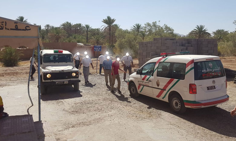 عناصر الأمن تطلق الرصاص لإيقاف مروج مخدرات روع السكان بزاكورة