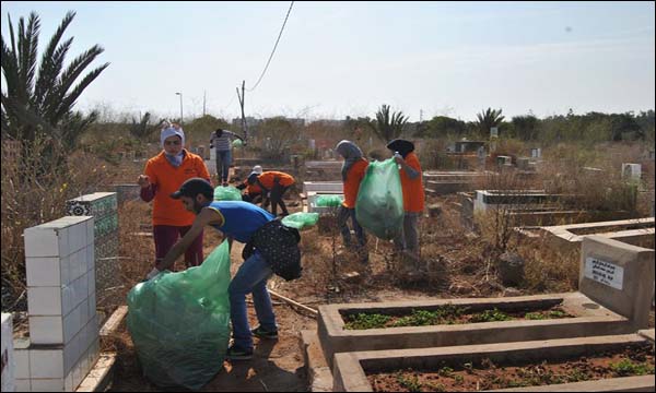 حملة نظافة لمقبرة المحمدية (أرشيف)