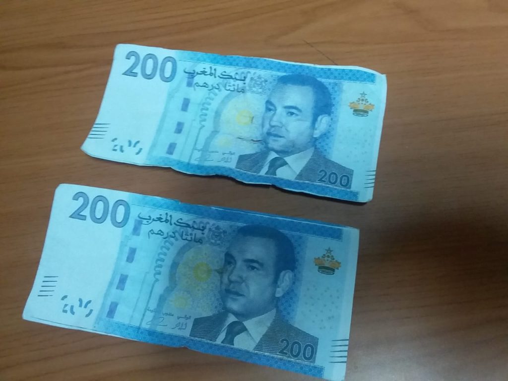 قائد ليساسفة العليا بالبيضاء يضبط مزور أوراق نقدية من فئة 200درهم