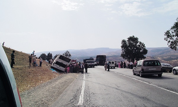 قتيل وستة جرحى في حادثة سير بإقليم الخميسات