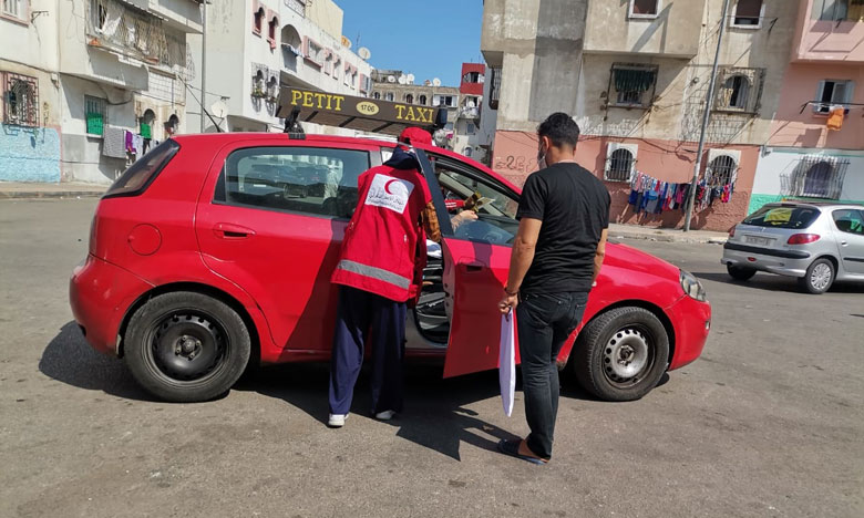 كوفيد 19: حملات تحسيسية توعوية للهلال الأحمر المغربي بالحي المحمدي وأنفا بالدارالبيضاء