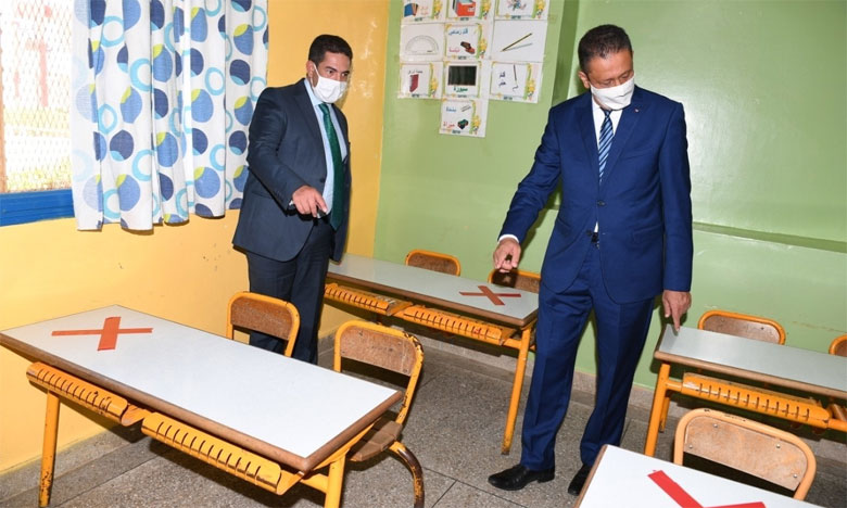 كوفيد19: مديرو وزارة التربية الوطنية ينظمون لقاءات تنسيقية لاستقبال التلاميذ في ظروف آمنة