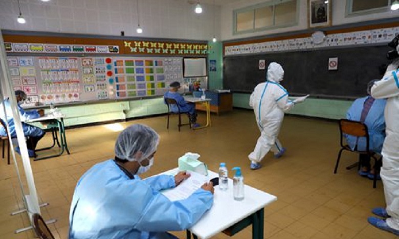 مترشحون مصابون بكورونا يجتازون مباراة ولوج السلك العادي للمعهد الملكي للإدارة الترابية