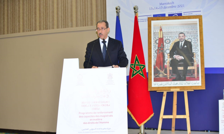 مراكش: الداكي يدعو القضاة إلى الانخراط في التزامات المغرب الدولية في مجال حقوق الإنسان
