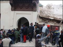 مكناس تتذكر ضحايا حادث انهيار مسجد باب البردعيين حادث انهيار مسجد باب البردعيين