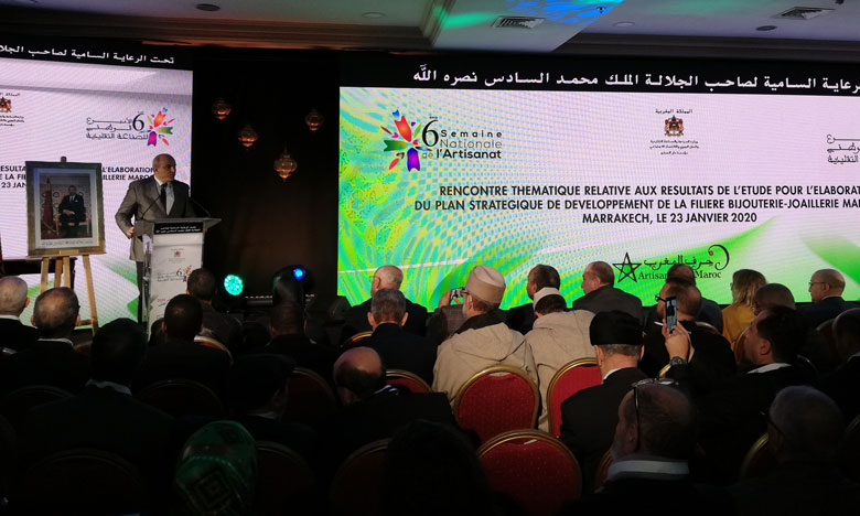 مهنيون وخبراء يتدارسون بمراكش نتائج الدراسة المتعلقة بوضع مخطط استراتيجي لفرع الحلي والمجوهرات المغربية