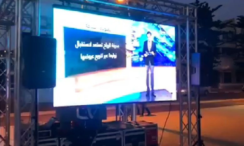 نصب شاشات عملاقة بالصويرة للتوعية والتحسيس بمخاطر فيروس كورونا