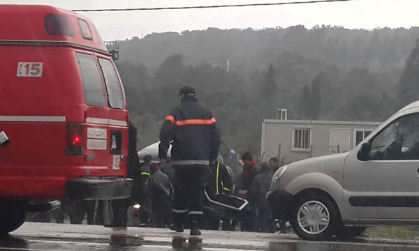 54 جريحا في انقلاب حافلة للمستخدمين في بني ملال