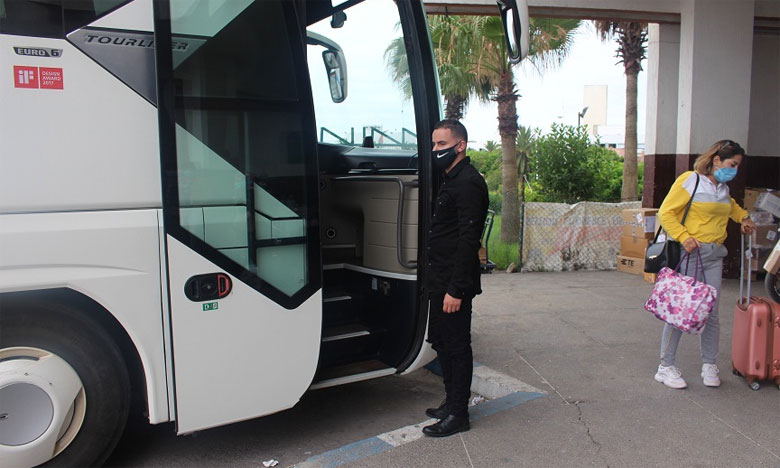 آلحافلات تستأنف نشاطها بالمحطة الطرقية لآسفي وسط حذر شديد