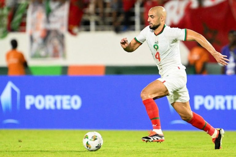 أمرابط أفضل لاعب في لقاء المغرب وزامبيا