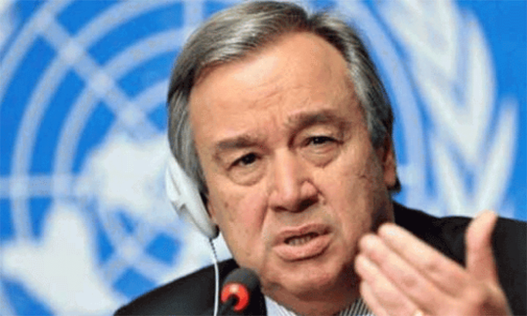 أنطونيو غوتيريس: التغير المناخي المتسارع يهدد مستقبل البشرية