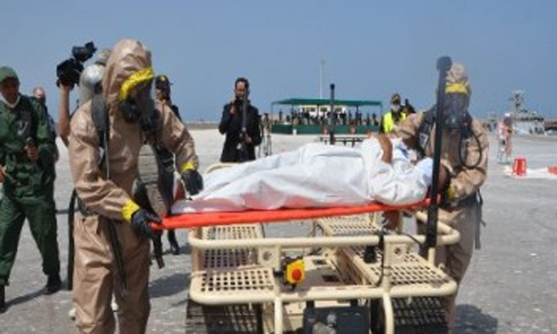 "الأسد الإفريقي 2021".. عملية تطهير بالميناء العسكري لأكادير لتقييم تفاعلية وحدة الإنقاذ والإغاثة التابعة للقوات المسلحة الملكية