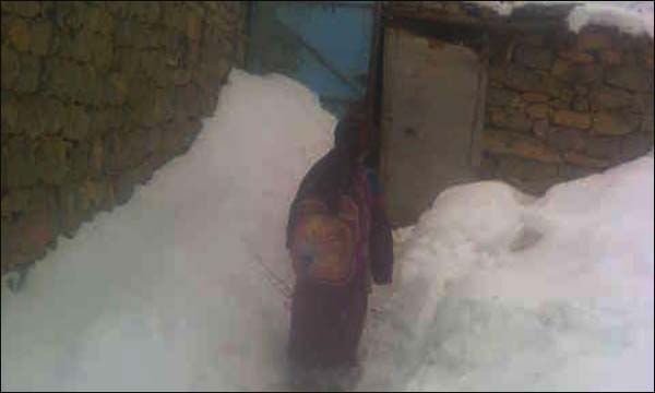 جانب من المناطق المتضررة بالثلوج (خاص)