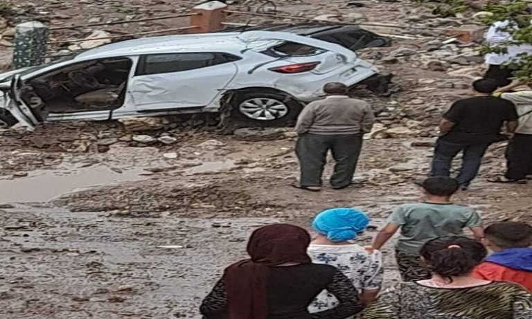 الحوز.. فيضانات وسيول جارفة تخلف خسائر مادية وترعب زوار منطقة مولاي إبراهيم