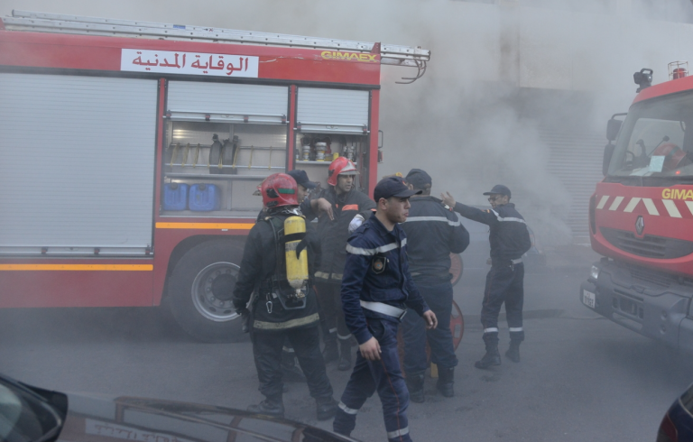الدار البيضاء.. اندلاع حريق بمحلات بالفندق التقليدي "باشكو" دون تسجيل أية إصابات بشرية