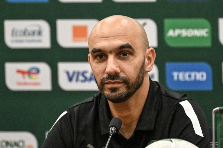 الركراكي: "الأسود" سيتعلمون من الإقصاء