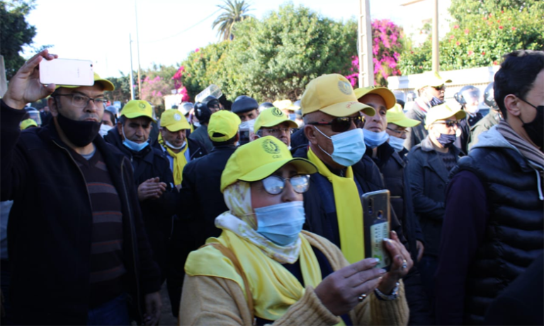 السلطات تمنع وقفة واعتصام كونفدرالي التعليم بمقر وزارة التربية الوطنية