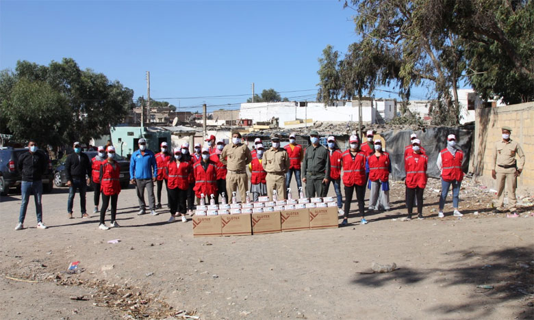 الهلال الأحمر المغربي ينظم حملات تحسيسية لفائدة سكان وتلاميذ الجماعات القروية بالنواصر