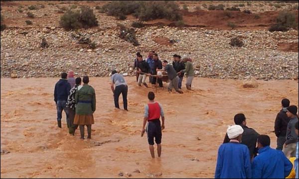 انتشال ثلاث جثث لضحايا عاصفة تيلوكيت بإقليم أزيلال