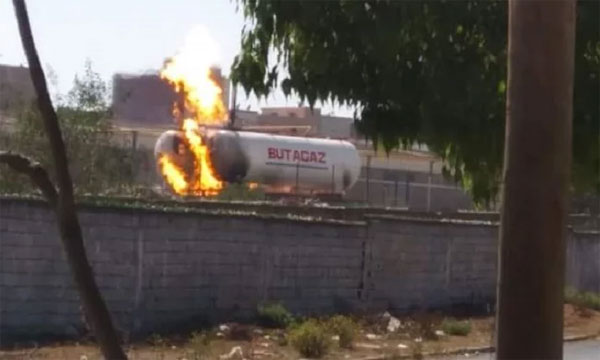 اندلاع حريق بخزانين لغاز البوتان بالقنيطرة
