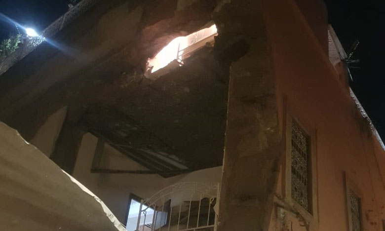 انهيار جزئي لفندق غير مصنف يرعب سكان حي بولوقات بمحيط ساحة جامع الفنا