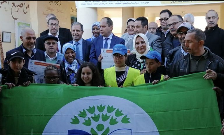 تتويج المدارس التعليمية الابتدائية الحاصلة على شارة اللواء الأخضر الدولية بالمدرسة الإيكولوجية للاالياقوت