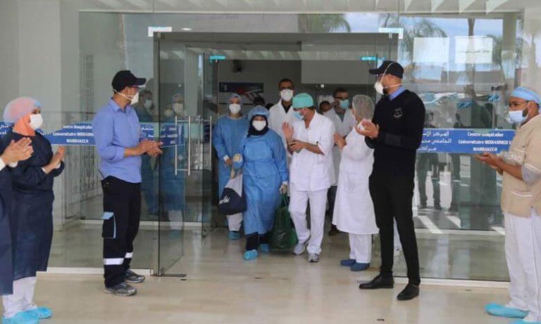 تسجيل 9 حالات شفاء جديدة من فيروس كورونا بمستشفى الرازي بمراكش