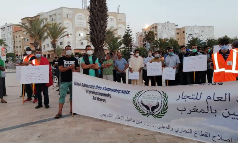 تعليق اضراب التجار والمهنيين بآسفي بعد السماح لهم بممارسة تجارتهم وأنشطتهم دون التقيد بوقت