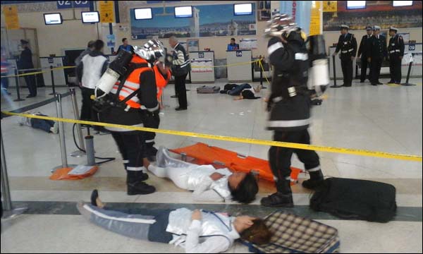 تمرين أمني لتدبير الحالات الطارئة