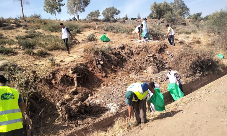 تنظيم حملة نظافة واسعة بمجموعة من دواوير الجماعة الترابية أوريكا بإقليم الحوز