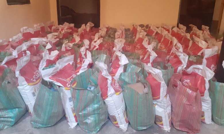 توزيع مساعدات غذائية طيلة فترة الحجر الصحي على أزيد من 17 ألف أسرة معوزة بالحوز