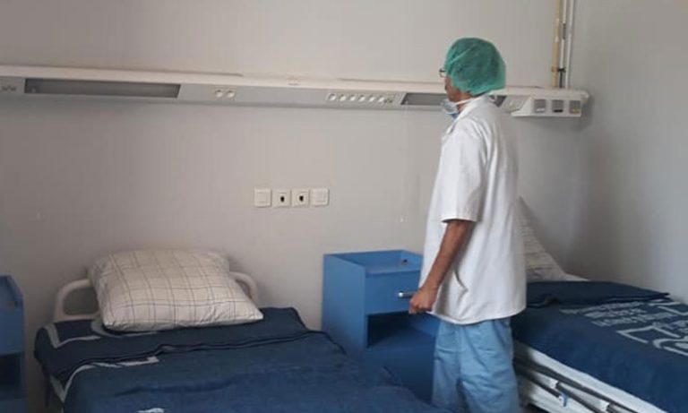 جناح خاص للتكفل بالحالات المصابة بفيروس كوفيد-19 بمستشفى الإقليمي بآزرو