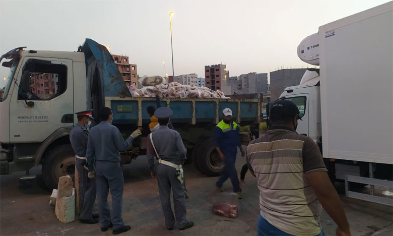 حجز 4 أطنان من اللحوم الحمراء الفاسدة بمدينة سطات