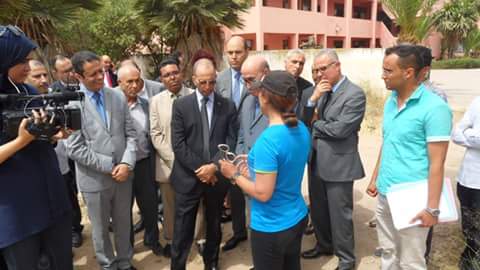 حصاد يتفقد إحدى المؤسسات التعليمية بإقليم مديونة