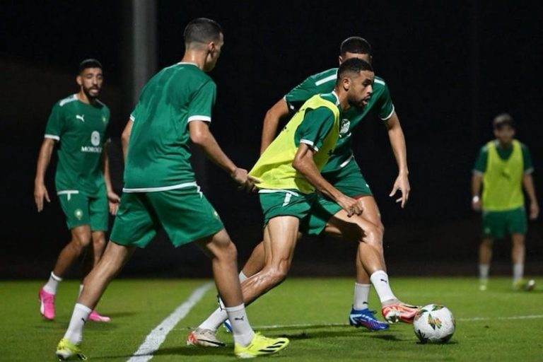 حكيم زياش يغيب عن الحصة التدريبية للمنتخب