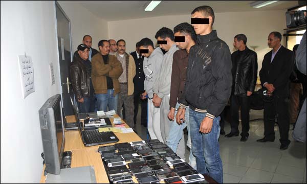 حملات أمنية مكثفة في المدينة ونواحيها بعد تسجيل تزايد معدلات الإجرام موقوفون في حملات سابقة (أرشيف)