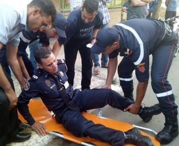 سلا: صاحب "تريبورتور" يصدم شرطيا ويلوذ بالفرار