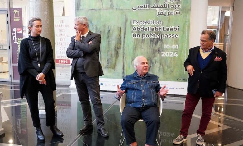 "شاعر يمرّ" .. متحف محمد السادس يعرض لوحات و"بصمات" اللعبي "شاعر يمرّ" .. متحف محمد السادس يعرض لوحات و"بصمات" اللعبي