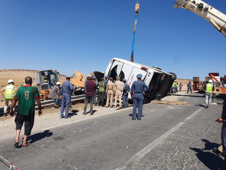 ضحايا حادثة السير بين خريبكة والفقيه بنصالح يرتفع إلى 22