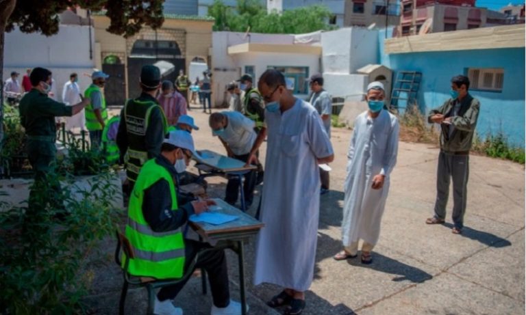 عملية محاكاة واقعية للبرتوكول الخاص بالحملة الوطنية للتلقيح بالجديدة