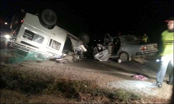 قتيل و8 جرحى في اصطدام سيارة تقل أطفال مخيم بطانطان