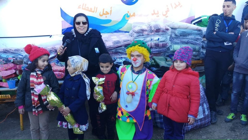 لبنى عبكار : نهتم بسكان القرى والبوادي الجبلية التي تعاني البرد والفقر