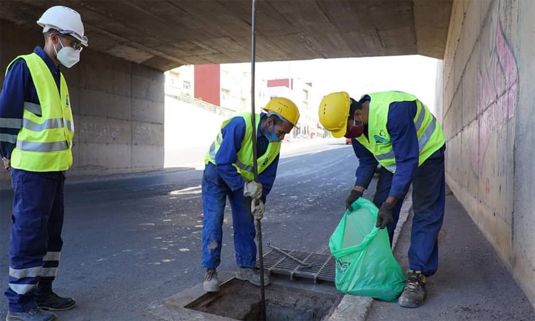 ليدك تعبئ فرقها ووسائل التدخل الميداني لمواجهة آثار التساقطات المطرية