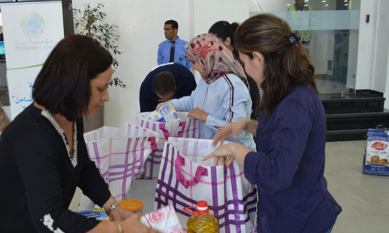 "ليدك" توزع مواد غذائية ضمن عمليتها السنوية "رمضان التضامن"