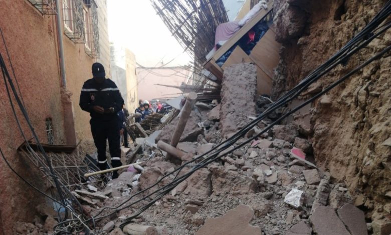 مراكش: انهيار منزل عتيق يرعب سكان حي سيدي سوسان بالمدينة العتيقة