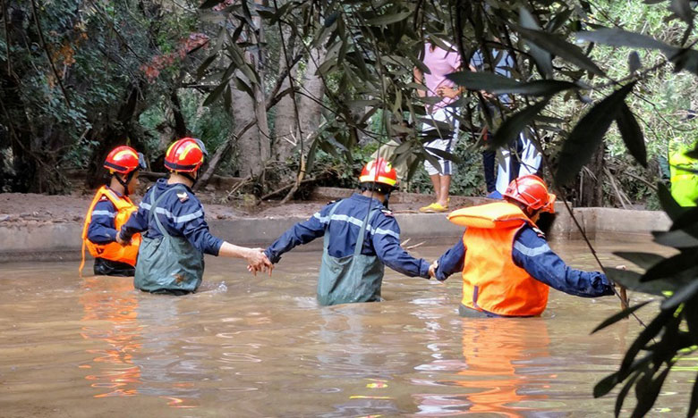 مروحيتان و5 فرق للكلاب المدربة لتعقب جثة مفقود فاجعة "تزيرت"