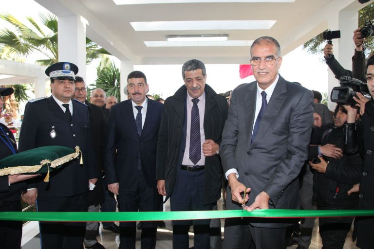 مسؤولون أمنيون وقضائيون في تدشين دائرة أمنية جديدة بالهراويين بالبيضاء