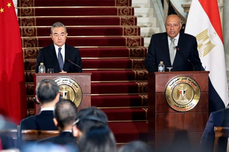 مصر والصين تطالبان بإقامة دولة فلسطينية